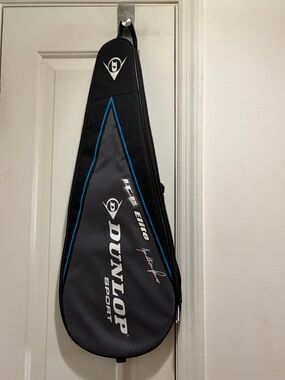 NWOT Dunlop X Jonathan Power Ice Elite Black & Gray Tennis Racket Bag